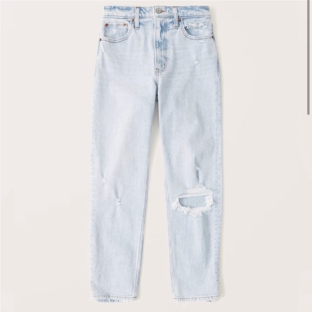 ABERCROMBIE Women’s Size 33L Curve Love High Rise Mom Jean
